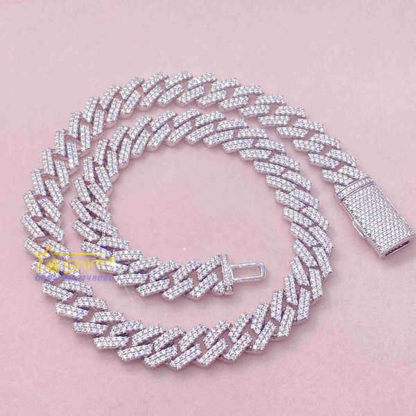 wholesale hip hop chain jewelry 10k real solid white gold cuban link chain women, Silver
wholesale hip hop chain jewelry 10k real solid white gold cuban link chain women, Silver