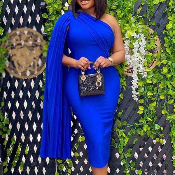 casual dresses one shoulder party dress women cloak sleeve designer bodycon evening elegant solid black blue red african robe m230411, Black;gray
casual dresses one shoulder party dress women cloak sleeve designer bodycon evening elegant solid black blue red african robe m230411, Black;gray