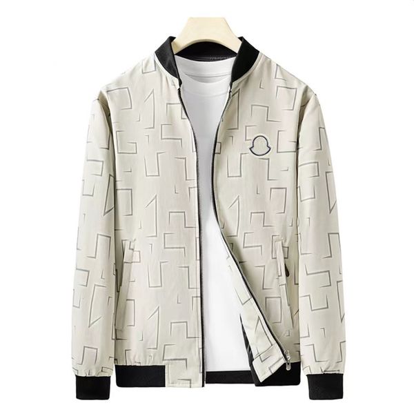 designer's high-quality men's jacket, autumn and winter men's sprinter jacket, long sleeved fashionable jacket with zipper, Black;brown
designer's high-quality men's jacket, autumn and winter men's sprinter jacket, long sleeved fashionable jacket with zipper, Black;brown