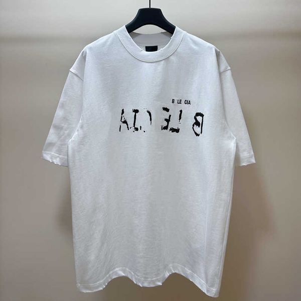 womens designer t shirt shirt high end version of summer trend family graffiti loose casual round neck tee, White;black
womens designer t shirt shirt high end version of summer trend family graffiti loose casual round neck tee, White;black