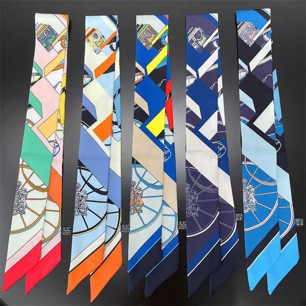 light luxury slender silk scarf double sided printing versatile ribbon neckband binding band advanced hand gift, Black;purple
light luxury slender silk scarf double sided printing versatile ribbon neckband binding band advanced hand gift, Black;purple