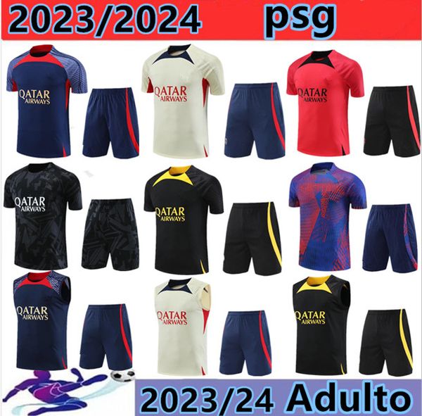 2023/24 psgs tracksuit 2023/24 mbappe neymar jr sportswear men training suit short sleeved suit football soccer jersey kit uniform chandal s, Black
2023/24 psgs tracksuit 2023/24 mbappe neymar jr sportswear men training suit short sleeved suit football soccer jersey kit uniform chandal s, Black
