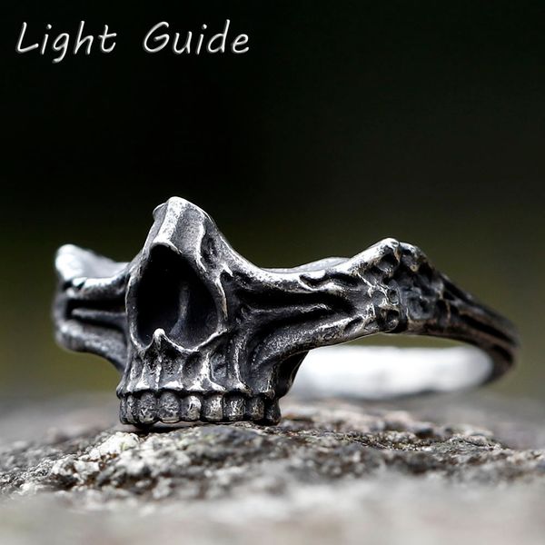 band rings vintage gothic steel skull man punk rock skeleton men ring male party jewelry accessories 230410, Silver
band rings vintage gothic steel skull man punk rock skeleton men ring male party jewelry accessories 230410, Silver