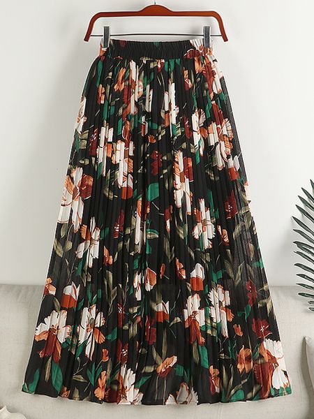 skirts tigena flower print pleated women's skiing spring/summer vintage chiffon a-line high waist midi long beach skiing girl 230410, Black
skirts tigena flower print pleated women's skiing spring/summer vintage chiffon a-line high waist midi long beach skiing girl 230410, Black