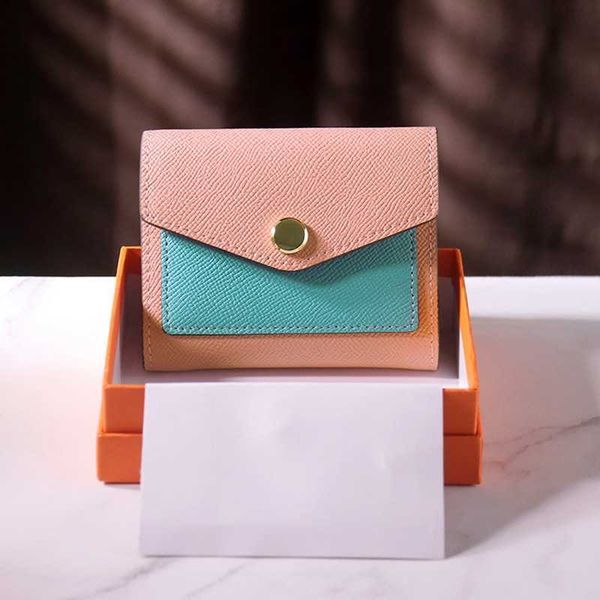 2023 spring/summer new hand pattern cowhide short style contrast color wallet leather women's card bag
2023 spring/summer new hand pattern cowhide short style contrast color wallet leather women's card bag