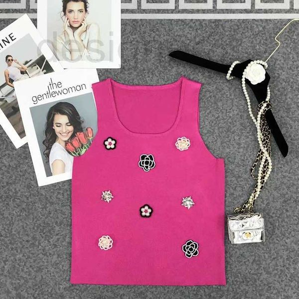 women's tanks & camis designer 23 spring/summer new chic full of diamonds, flower temperament, slim fit, knitted tank for women s2ld, White
women's tanks & camis designer 23 spring/summer new chic full of diamonds, flower temperament, slim fit, knitted tank for women s2ld, White