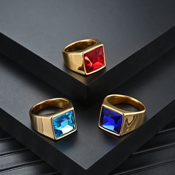 new titanium steel cast ring stainless steel gemstone ring fashionable and personalized, Golden;silver
new titanium steel cast ring stainless steel gemstone ring fashionable and personalized, Golden;silver