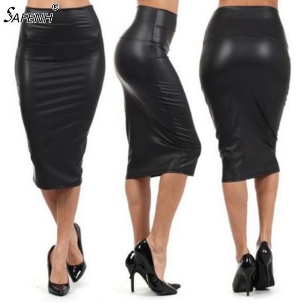skirts winter autumn women pu leather high waist pencil club vintage bodycon midi jupe faldas plus size 230410, Black
skirts winter autumn women pu leather high waist pencil club vintage bodycon midi jupe faldas plus size 230410, Black