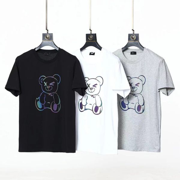 mens t shirt boutique designer bear pattern printed round neck short sleeved casual loose fitting fashion versatile for men and women, White;black
mens t shirt boutique designer bear pattern printed round neck short sleeved casual loose fitting fashion versatile for men and women, White;black
