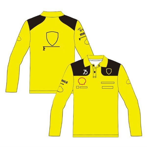 2023 f1 formula one racing suit long-sleeved t-shirt lapel polo shirt clothes team work clothes customized for men
2023 f1 formula one racing suit long-sleeved t-shirt lapel polo shirt clothes team work clothes customized for men