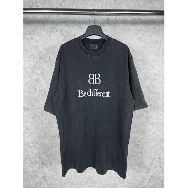 womens designer t shirt shirt high edition 23 summer badge embroidery wash loose sleeve t-shirt, White;black
womens designer t shirt shirt high edition 23 summer badge embroidery wash loose sleeve t-shirt, White;black