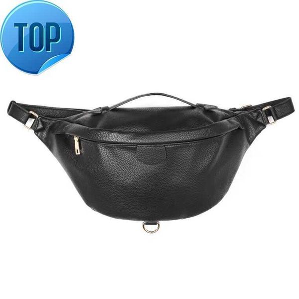 cowhide genuine leather luxury designers waist bags cross body handbag famous bumbag fashion shoulder bag brown bum fanny pack with three st