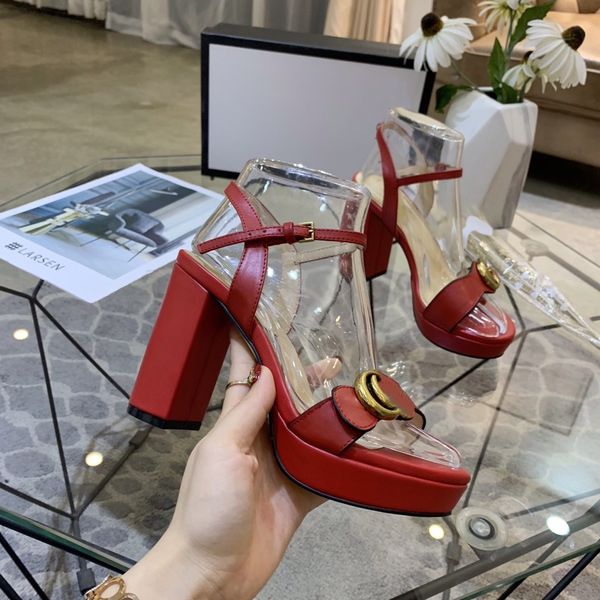 10cm block high heel dress shoes lady marmont logo sandals strap bronze gold buckle pumps slipper platform heels sandals slides peep toe wed, Black
10cm block high heel dress shoes lady marmont logo sandals strap bronze gold buckle pumps slipper platform heels sandals slides peep toe wed, Black