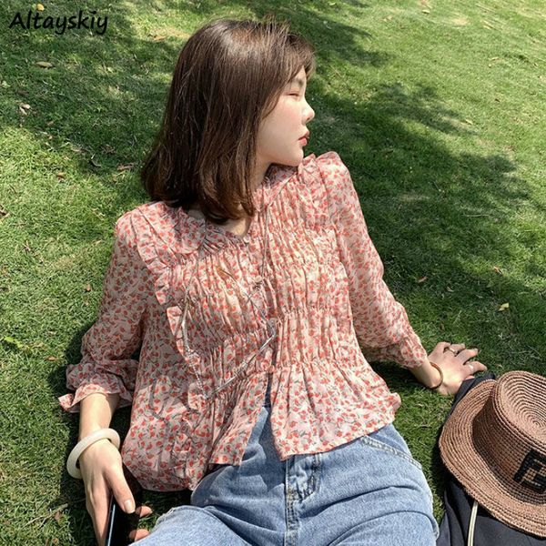 women's blouses shirts blouses women's temperature leisure flowers summer spring femino fashion flowers retro full matching v-neck, White
women's blouses shirts blouses women's temperature leisure flowers summer spring femino fashion flowers retro full matching v-neck, White