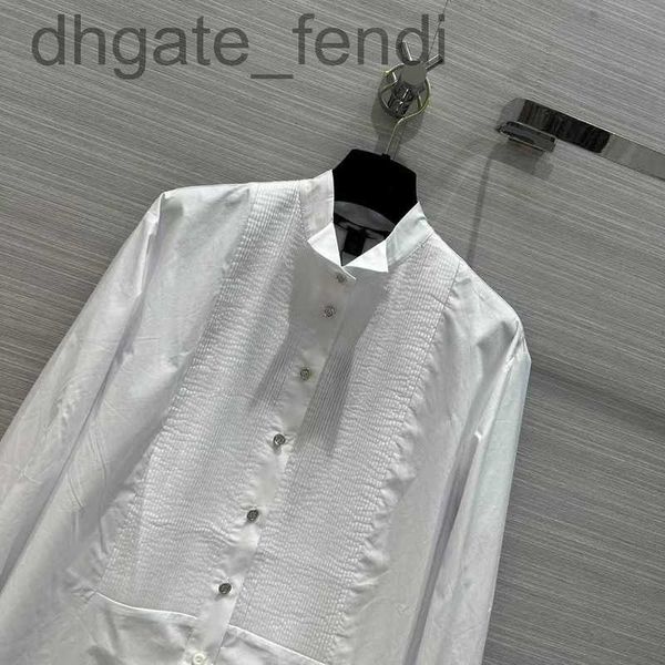 women's blouses & shirts designermilan runway 2023 new spring summer stand collar long sleeve print designer brand same style women 121, White
women's blouses & shirts designermilan runway 2023 new spring summer stand collar long sleeve print designer brand same style women 121, White