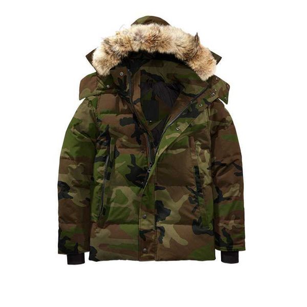 

Coat Down Coat Mens Canadian Designer Parka Outdoor Winter Coat Big Fur Manteau Hiver Winter Coat 4AN2N, 20-46 style navy
