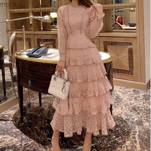 casual dresses pink lace embroidery maxi dress female spring winter full sleeve high waist ruffle elegant long party dresses woman m230410, Black;gray
casual dresses pink lace embroidery maxi dress female spring winter full sleeve high waist ruffle elegant long party dresses woman m230410, Black;gray