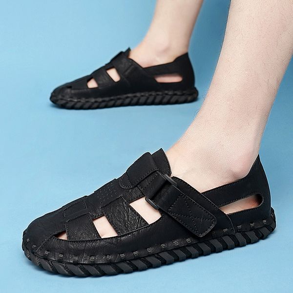 sandals mixidelai summer men 2023 leisure beach shoes genuine leather the s 230410, Black
sandals mixidelai summer men 2023 leisure beach shoes genuine leather the s 230410, Black