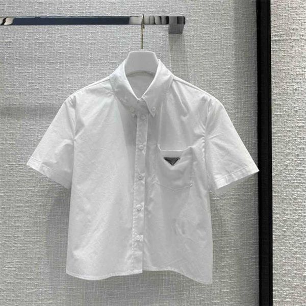 womens designer t shirt family 2023 summer simple triangle pocket white shirt casual versatile top
womens designer t shirt family 2023 summer simple triangle pocket white shirt casual versatile top