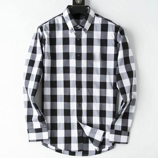 mens shirts designer button men casual shirt burbrery polo collar plaid long sleeve horse riding embroidery bur fashion business social cock, White;black
mens shirts designer button men casual shirt burbrery polo collar plaid long sleeve horse riding embroidery bur fashion business social cock, White;black