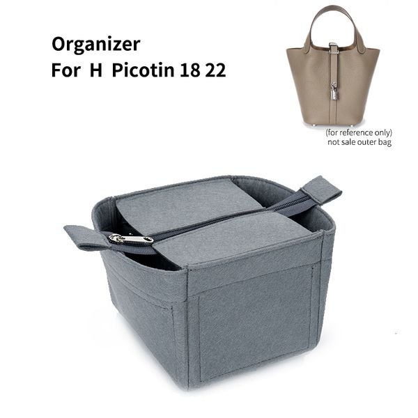 cosmetic bags cases felt women's organizer insert with zipper tote shaper fit for picotin 18 22 230407
cosmetic bags cases felt women's organizer insert with zipper tote shaper fit for picotin 18 22 230407