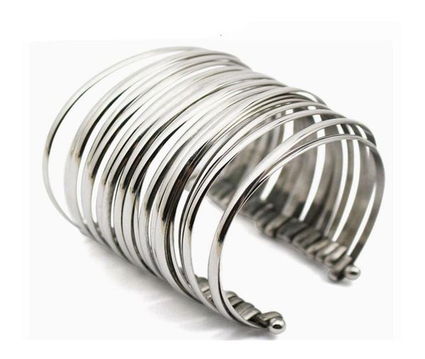 fashion women039s metal multilayer wristband cuff jewelry bangle bracelet silver color stainless steel bracelet wide cuff bangl3782620, Black
fashion women039s metal multilayer wristband cuff jewelry bangle bracelet silver color stainless steel bracelet wide cuff bangl3782620, Black