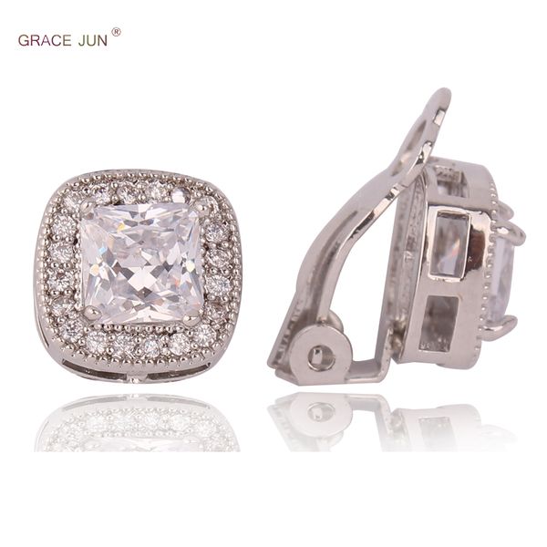 ear cuff grace jun square geometric clip on earrings for women party wedding luxury bridesmaid cubic zircon material no hole 230410, Silver
ear cuff grace jun square geometric clip on earrings for women party wedding luxury bridesmaid cubic zircon material no hole 230410, Silver
