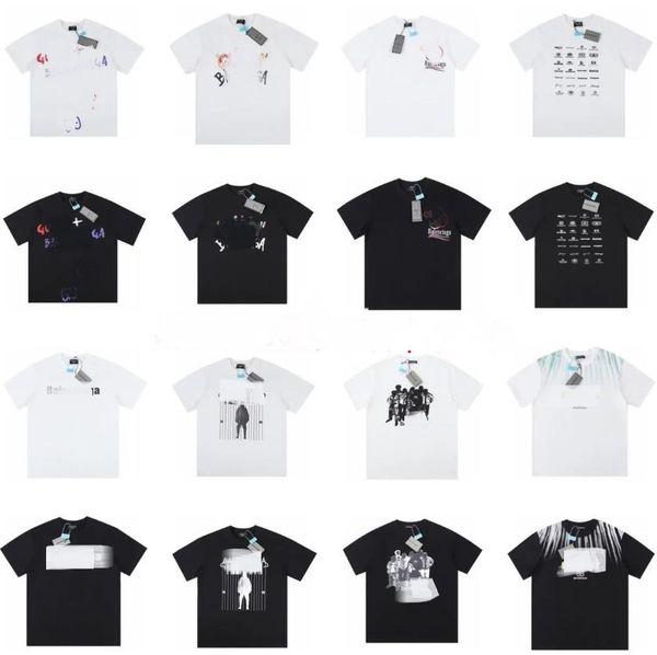 co branded graffiti letters mens t-shirts designer paris bb cotton short sleeve lootees t-shirts pullover brand men's women's t-sh, White;black
co branded graffiti letters mens t-shirts designer paris bb cotton short sleeve lootees t-shirts pullover brand men's women's t-sh, White;black