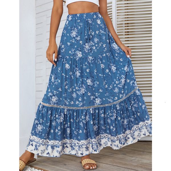 skirts bohemian beach skiing women's high waist lace ruffled long hem flower print leisure holiday clothing women's 230410, Black
skirts bohemian beach skiing women's high waist lace ruffled long hem flower print leisure holiday clothing women's 230410, Black
