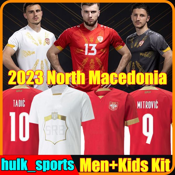 2023 north macedonia serbia soccer jerseys 23/24 elmas trajkovski pandev trajkovski tadic mitrovic milivojevic kostic kolarov sergel men kid, Black;yellow
2023 north macedonia serbia soccer jerseys 23/24 elmas trajkovski pandev trajkovski tadic mitrovic milivojevic kostic kolarov sergel men kid, Black;yellow