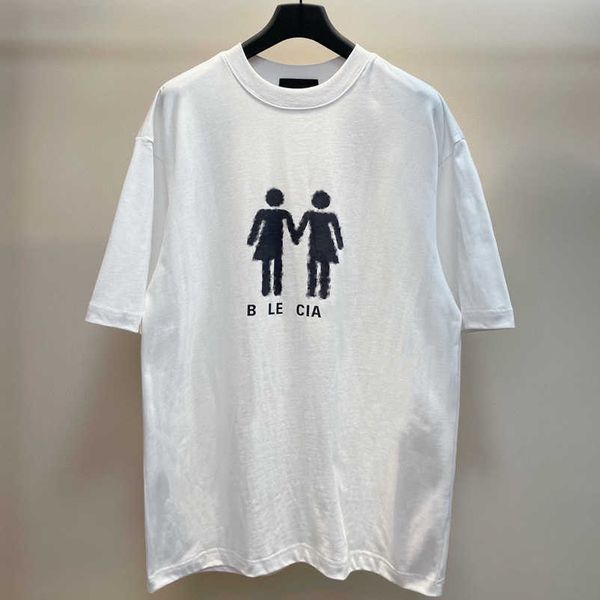 2023 new designer womens t shirt high-end shirt summer front back printed relaxed sleeve t-shirt, White;black
2023 new designer womens t shirt high-end shirt summer front back printed relaxed sleeve t-shirt, White;black