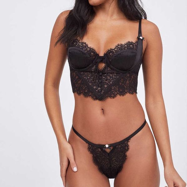 bras sets french thin cup bra set women lace hollow underwear deep v push up bralette decorate button bras panties thong lingerie aa230410, Red;black
bras sets french thin cup bra set women lace hollow underwear deep v push up bralette decorate button bras panties thong lingerie aa230410, Red;black