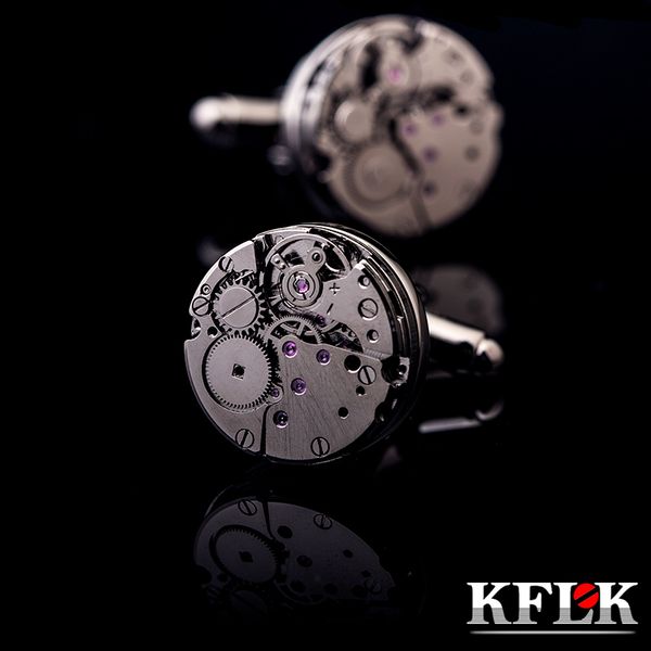 cuff links kflk brand mechanical cufflinks men cuff links wedding gift french shirt button arrival guests 230410, Silver
cuff links kflk brand mechanical cufflinks men cuff links wedding gift french shirt button arrival guests 230410, Silver