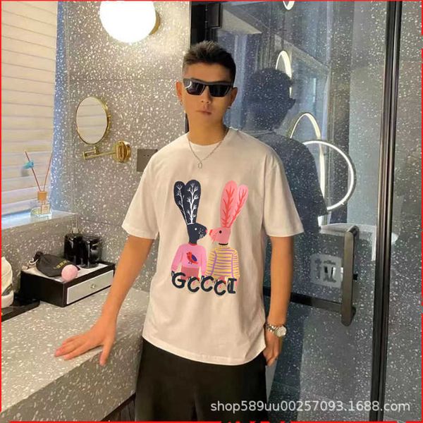 designer women's clothing 20% off shirt early spring 2023 t-shirt high edition family round neck abstract rabbit design sense unisex, White
designer women's clothing 20% off shirt early spring 2023 t-shirt high edition family round neck abstract rabbit design sense unisex, White