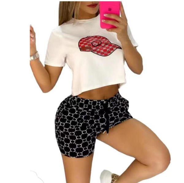 summer letter printed tracksuits women casual 2 piece set outfits short sleeve t-shirt bodycon shorts suit women tracksuit, Gray
summer letter printed tracksuits women casual 2 piece set outfits short sleeve t-shirt bodycon shorts suit women tracksuit, Gray