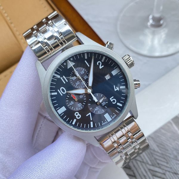 wrist watches for men 2023 mens watches all dials work quartz watch luxury brand chronograph clock iw fashion steel strap montre de luxe typ, Slivery;golden
wrist watches for men 2023 mens watches all dials work quartz watch luxury brand chronograph clock iw fashion steel strap montre de luxe typ, Slivery;golden
