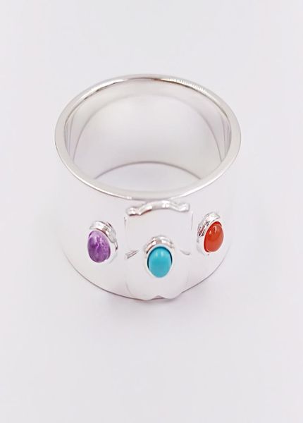 super power ring with amethyst ceramic and rhodonite 925 sterling andy jewel c8124056209858723, Silver
super power ring with amethyst ceramic and rhodonite 925 sterling andy jewel c8124056209858723, Silver