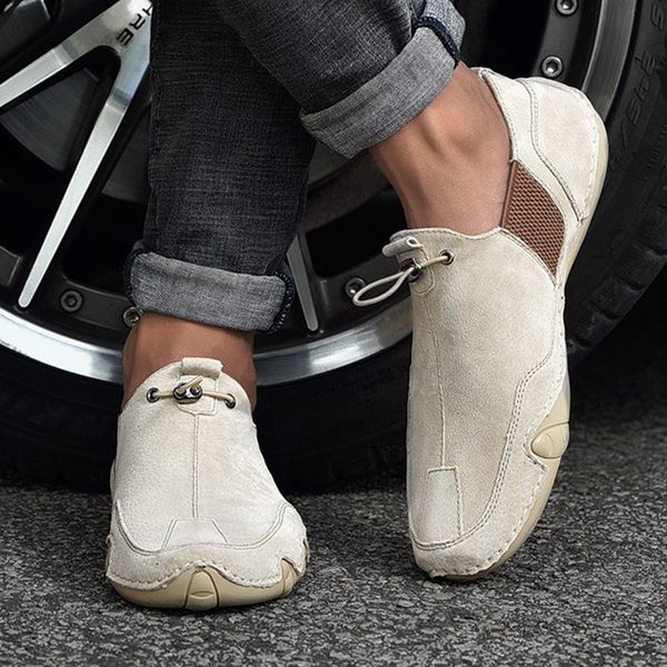 dress shoes mens sneakers casual slip on loafers outdoor light flats autumn genuine leather shoes comfortable solid color mens sneakers 2304, Black
dress shoes mens sneakers casual slip on loafers outdoor light flats autumn genuine leather shoes comfortable solid color mens sneakers 2304, Black