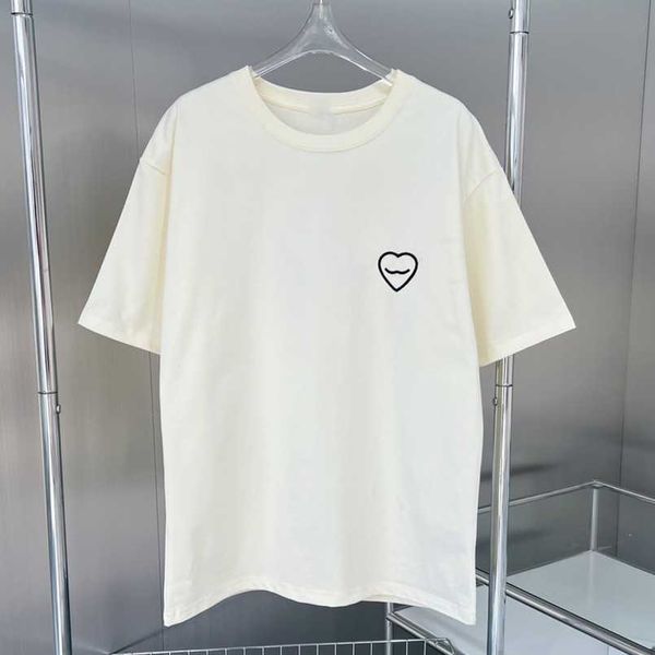 2023 womens designer t shirt tracksuit 2023 summer high edition loose simple versatile couple round neck sleeve t-shirt, White
2023 womens designer t shirt tracksuit 2023 summer high edition loose simple versatile couple round neck sleeve t-shirt, White