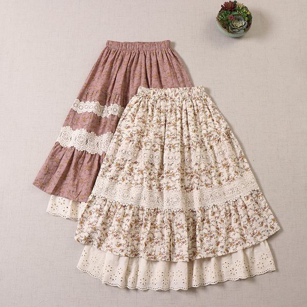 skirts summer mori sweet floral skirt women's elastic waist cotton lace panel skirts 5088 230410, Black
skirts summer mori sweet floral skirt women's elastic waist cotton lace panel skirts 5088 230410, Black