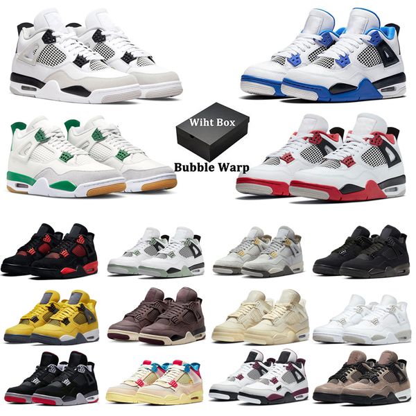 with box 4 4s basketball shoes men women military black cat pine green pn dust midnight navy seafoam lightning sail trainers sports sneakers
with box 4 4s basketball shoes men women military black cat pine green pn dust midnight navy seafoam lightning sail trainers sports sneakers