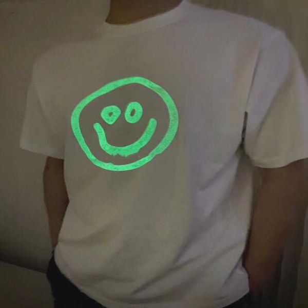 designer new women t shirt high edition family nightlight smiling face sleeve custom fabrics crafted with washed water thick solid t-shirt, White;black
designer new women t shirt high edition family nightlight smiling face sleeve custom fabrics crafted with washed water thick solid t-shirt, White;black