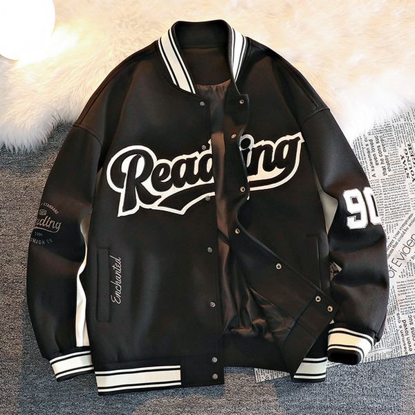 men's jackets letter embroidery leather men coat's 2023 spring street trend allmatch baseball uniform couple loose 230410, Black;brown
men's jackets letter embroidery leather men coat's 2023 spring street trend allmatch baseball uniform couple loose 230410, Black;brown