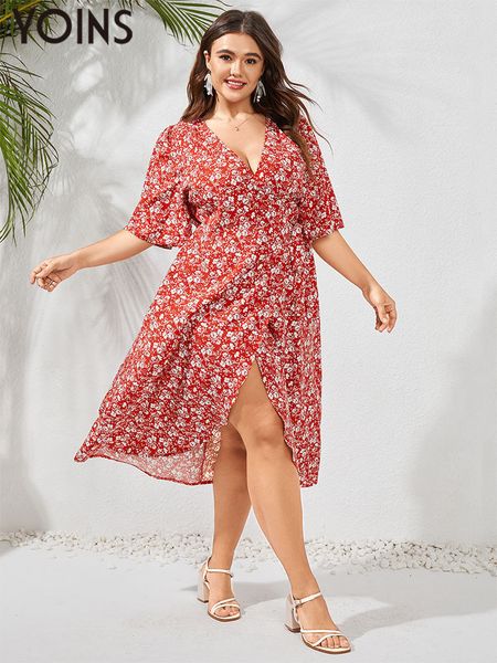 plus size dresses yoins size bohemian floral print midi dress 2023 summer women short sleeve party vestidos v neck casual wrap slit long rob, Black
plus size dresses yoins size bohemian floral print midi dress 2023 summer women short sleeve party vestidos v neck casual wrap slit long rob, Black