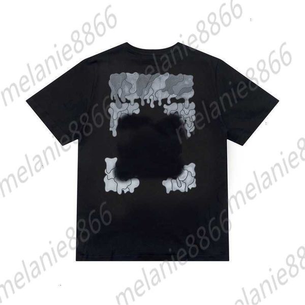 style white new men's t-shirts creative melt letter print loose short sleeve t-shirt, White;black
style white new men's t-shirts creative melt letter print loose short sleeve t-shirt, White;black