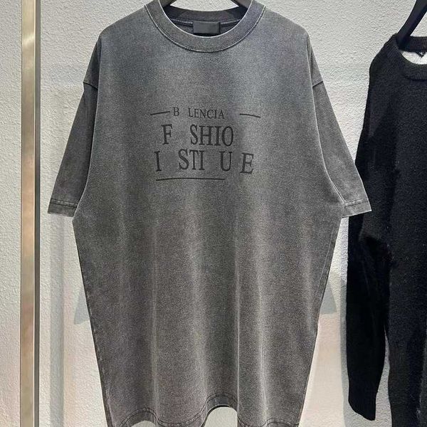 2023 new women's tshirt shirt correct version front back printed loose sleeve, White;black
2023 new women's tshirt shirt correct version front back printed loose sleeve, White;black