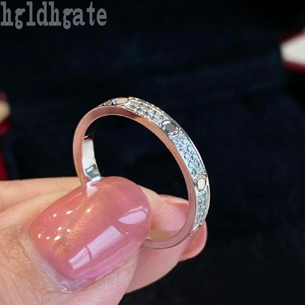 luxury rings for couples love designer ring classical shape glossy iced out birthday present screw bague stylish metal colorful engagement r, Silver 
luxury rings for couples love designer ring classical shape glossy iced out birthday present screw bague stylish metal colorful engagement r, Silver