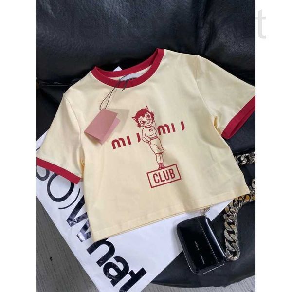 women's t-shirt designer spring/summer 2023 new french cat girl letter print color contrast round neck short sleeve t-shirt qpnm, White
women's t-shirt designer spring/summer 2023 new french cat girl letter print color contrast round neck short sleeve t-shirt qpnm, White