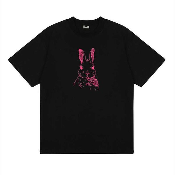 luxury designer women t shirt high edition 2023 summer rabbit letter print loose sleeve t-shirt for men women, White
luxury designer women t shirt high edition 2023 summer rabbit letter print loose sleeve t-shirt for men women, White