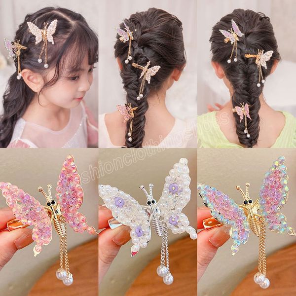 cute moving butterfly hairpin girls tassel barrettes hair accessories shiny shaking move wing clip bangs clip, Slivery;white
cute moving butterfly hairpin girls tassel barrettes hair accessories shiny shaking move wing clip bangs clip, Slivery;white